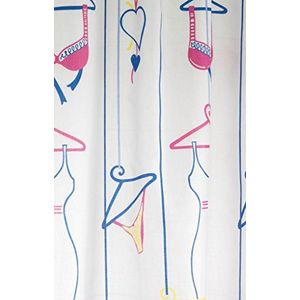Gedy Lingerie gordijn, polyester, meerkleurig, 200 x 180 x 0,02 cm