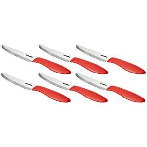 Tafelmes, 12 cm, Presto, 6 stuks, rood