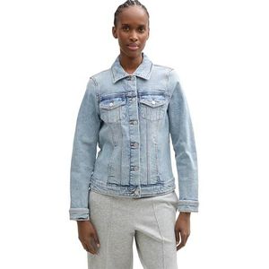 TOM TAILOR Denim Jeansjack voor dames, 10118 - Used Light Stone Blue Denim, XL