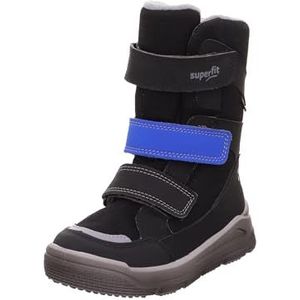 Superfit Mars warm gevoerde Gore-tex sneeuwlaarzen voor jongens, zwart blauw 0010, 34 EU