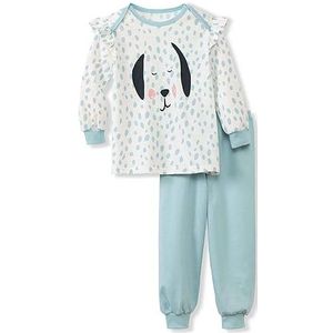 CALIDA Meisje Toddlers Dalmatian Pyjamaset, Stratosphere Blue, standaard