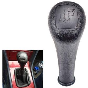 Kakulkomen Versnellingspookknop 5 versnellingen zwarte top kunststof handleiding voor Mercedes Benz W190 W201 W202 W123 W124 W126 W140 S124 C E S Klasse (SK-W124-5)
