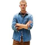 TOMMY Jeans - Denim Medium 01 - Overhemd - Regular Fit - Ronde Hals
