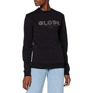 Globe Mod V Crew sweatshirt, unisex, volwassenen, Nu zwart, XXL