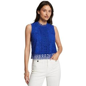 Morgan Mouwloze top, Blauw, 40