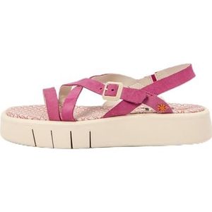 ART 1853 Malaga Flat Sandalen voor dames, Roze, 41 EU