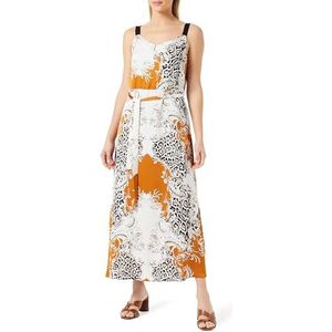 COBIE dames maxi-jurk jurk, cognac, meerkleurig, M