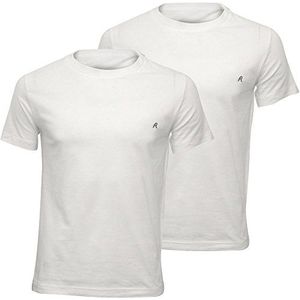 Replay T-shirt voor heren, wit (010), XXL
