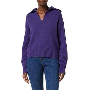 United Colors of Benetton Poloshirt M/L 103MD3003 pullover, violet 90U, XS dames