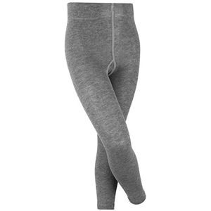 FALKE Uniseks-kind Legging Family K LE Duurzaam Katoen eenkleurig 1 Paar, Grijs (Light Grey 3400) nieuw - milieuvriendelijk, 122-128