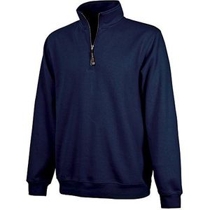 Charles River Apparel Unisex-Adult's Crosswind Quarter Zip Sweatshirt (Regular & Big-Tall Sizes), Navy, M