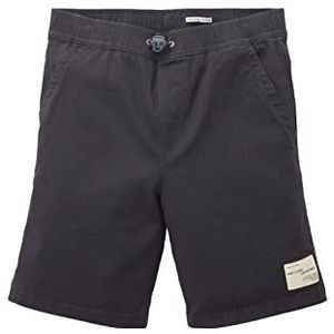 TOM TAILOR Basic chino shorts voor jongens en kinderen, 29476 - Coal Grey, 152 cm