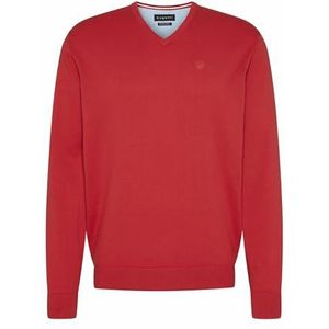 bugatti - Trui - Rood - V-hals - Lange Mouw