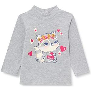 Chicco T-shirt met lange mouwen, grijs, normaal meisjes en meisjes