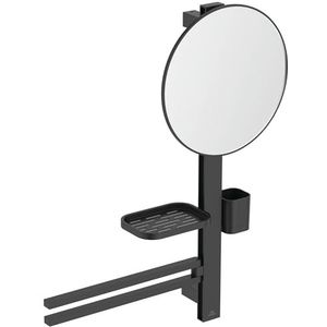 Ideal Standard - Alu+, multifunctionele lijst M, beauty bar voor de badkamer, zwart zijde