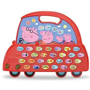 VTech Peppas 80-530604 alfabetbord peuter speelgoed, Peppa Putz, leren, leerinhoud: letterluid, woordschat, volgorde van het alfabet, beginletter