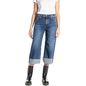 Replay Dames Fahra Jeans, 009, medium blue., 26W (Regular)