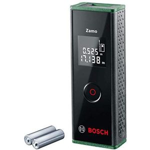 Bosch laser afstandsmeter Zamo (eenvoudig en nauwkeurig meten tot max. 20 m, 3e gen. met adapterfunctie)