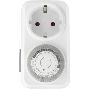 Mechanische dagprogrammering, 16 A, 3680 W: optimaliseert de bediening van uw elektrische apparaten. Ideaal voor automatische schema's, garandeert efficiëntie en veiligheid bij elk gebruik.