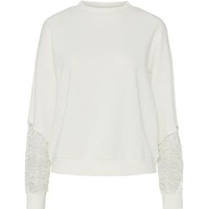 PCPATIENCE LS Sweat BC, cloud dancer, S