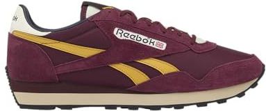 Reebok Unisex Aztec II sneakers, Black Cherry Albast Grit Gold, 34 EU