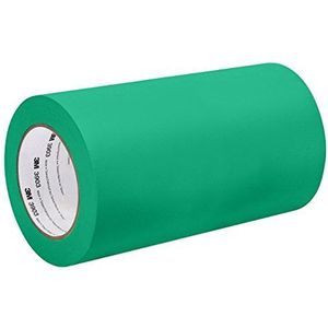TapeCase 3M 3903 34in X 50YD groen vinyl/rubber plakband, omgevormd door 3M Duct Tape 3903, 12,6 psi treksterkte, 50 yd. Lengte: 86,4 cm.