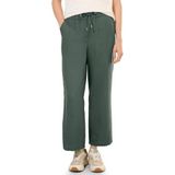 Cecil Dames Wide Legs broek van linnenmix in Groen, Gr: XXL