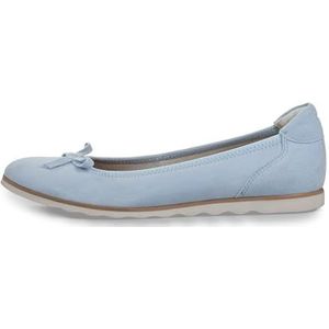 Tamaris Ballerina's voor dames, 1-22128-42, lichtblauw, 42 EU