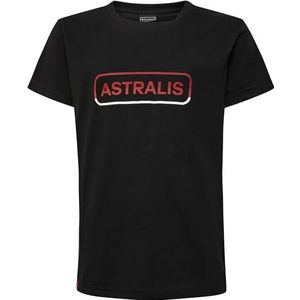 hummel Unisex Kids AST Astralis Black Tee S/S Kids T-shirt