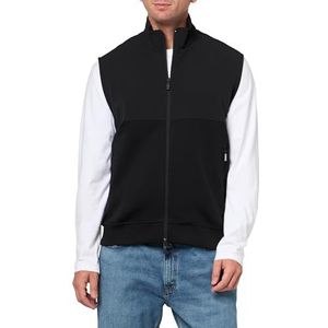 Armani Exchange - Zwarte Sweater met Fullzip Vest - Heren