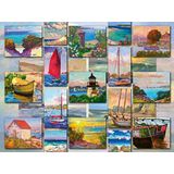 Puzzel Coastal Collage (1500 Stukjes)