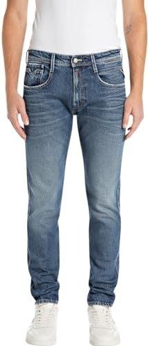 Replay - Anbass Slim Fit - Herenjeans - Medium Blue 009