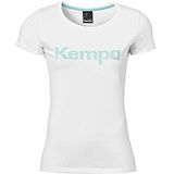 Kempa - Sportshirt - Wit - Graphic T-Shirt - Dames - XXL