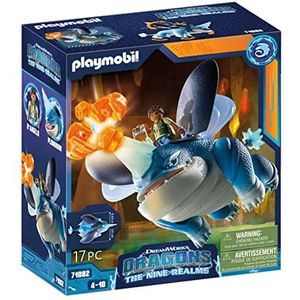 PLAYMOBIL How To Train Your Dragon Dragons: The Nine Realms - Plowhorn & D'Angelo - 71082