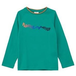 s.Oliver Junior T-shirt voor jongens met lange mouwen blauw groen 92, blauwgroen., 92 cm