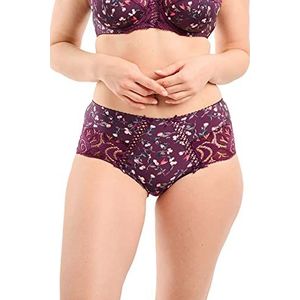 Sans Complexe Amelie Print Damesondergoed, Imprime Floral Rouge/Violet, 50-56