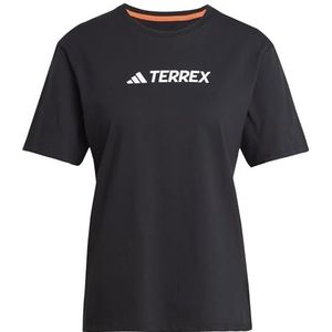 adidas - Terrex - T-shirt - Wit - Katoen - Normale Pasvorm
