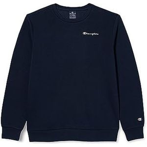 Champion Legacy American Classics B-Script Logo Ultralicht Powerblend Fleece Crewneck Sweatshirt voor kinderen en jongens, Navy Blauw, 3-4 jaar