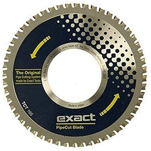 Exact gereedschap 7010487 TCT 165 6-1/5,1 cm lemmet voor staal, koper en kunststoffen