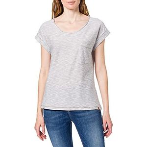 Camel Active Womenswear T-shirt voor dames, Groen wit, XXS