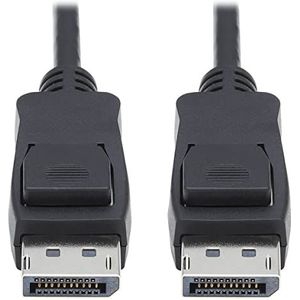 Tripp Lite High Speed HDMI-kabel, DP 1.4 met vergrendelingsstekkers, 8K Ultra HD, HDR, 4:2:0, HDCP 2.2 (M/M) 4,6 m, zwart (P580-015-V4)