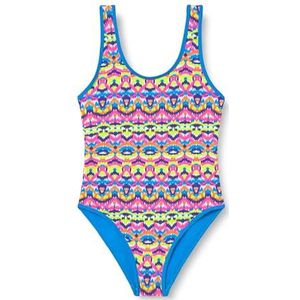 Haute pression Eendelig badpak voor meisjes, Meerkleurig, 6 Jaren