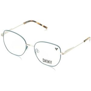 Dkny Unisex DK1034 zonnebril, 440 teal/zilver, 51, 440 Teal/Zilver, 51