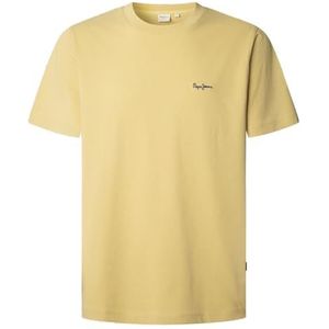 Pepe Jeans Connor T-shirt voor heren, geel (CAST Yellow), XXL, Geel (Kast Geel), XXL
