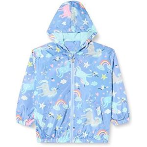 EULLA Sweatshirt met capuchon, regenboog eenhoorn blauw, 1-2 jaar Girl's, regenboog eenhoorn blauw, 12-24 Maanden