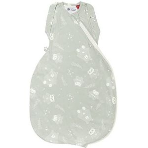 Tommee Tippee Babyslaapzak voor pasgeborenen, de originele Grobag Swaddle Bag, heup-gezond design, zachte katoenrijke stof, 3-6 m, 2,5 TOG, Woodland Gro Friends