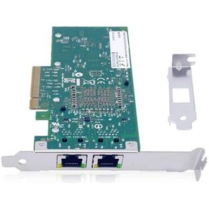 Elfcam® - 10Gb Netwerkkaart in 2x RJ45 voor Intel X540-T2 - X540 Chip, 10Gb PCI Express x8 LAN-adapter, 10Gb NIC voor Windows Server, Windows 7/8/10, Linux