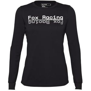 Fox Racing Dames Long Sleeve Cycling Jersey Fox Lady Ranger DR MD Zwart S Shirt, S