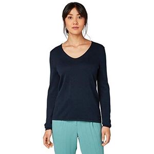 Tom Tailor - Pullovers - Sky Captain Blue - Trui met V-hals