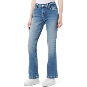 LTB Jeans - Dames - Fallon - Mid Waist - Flared Leg Jeans - Broek, Carline Wash 55096, 28W / 30L